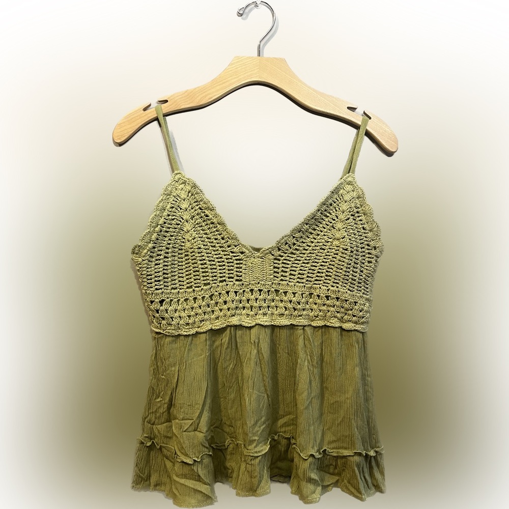 🌟Hint of Blush | Crochet Top